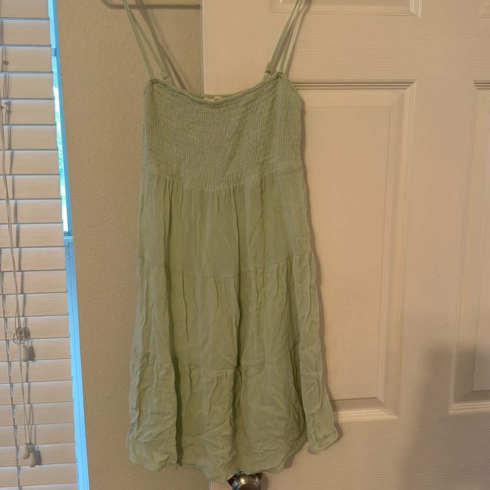 LA Hearts slip dress, light/pale green
